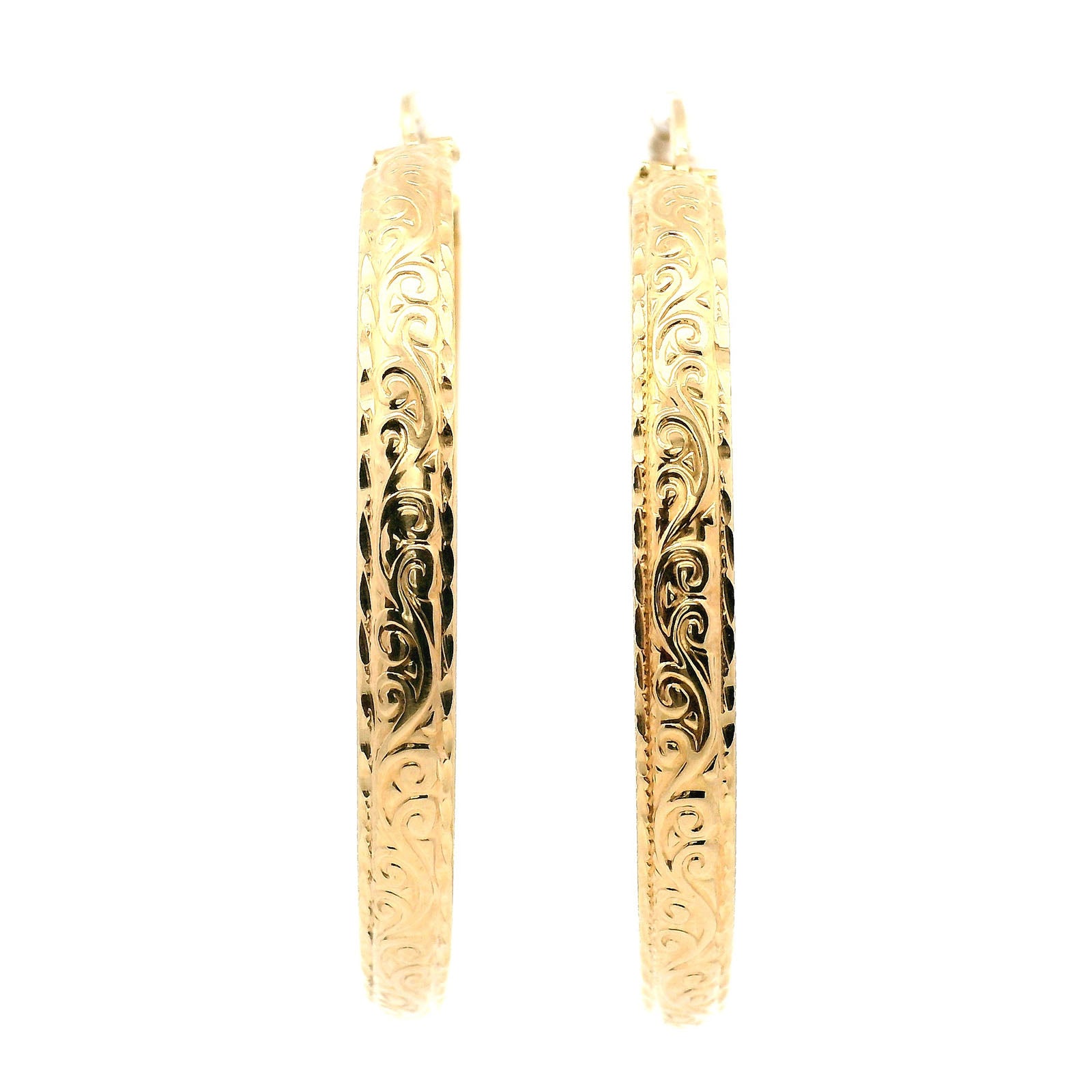 Moroccan Hoop Earrings Small - No.7342