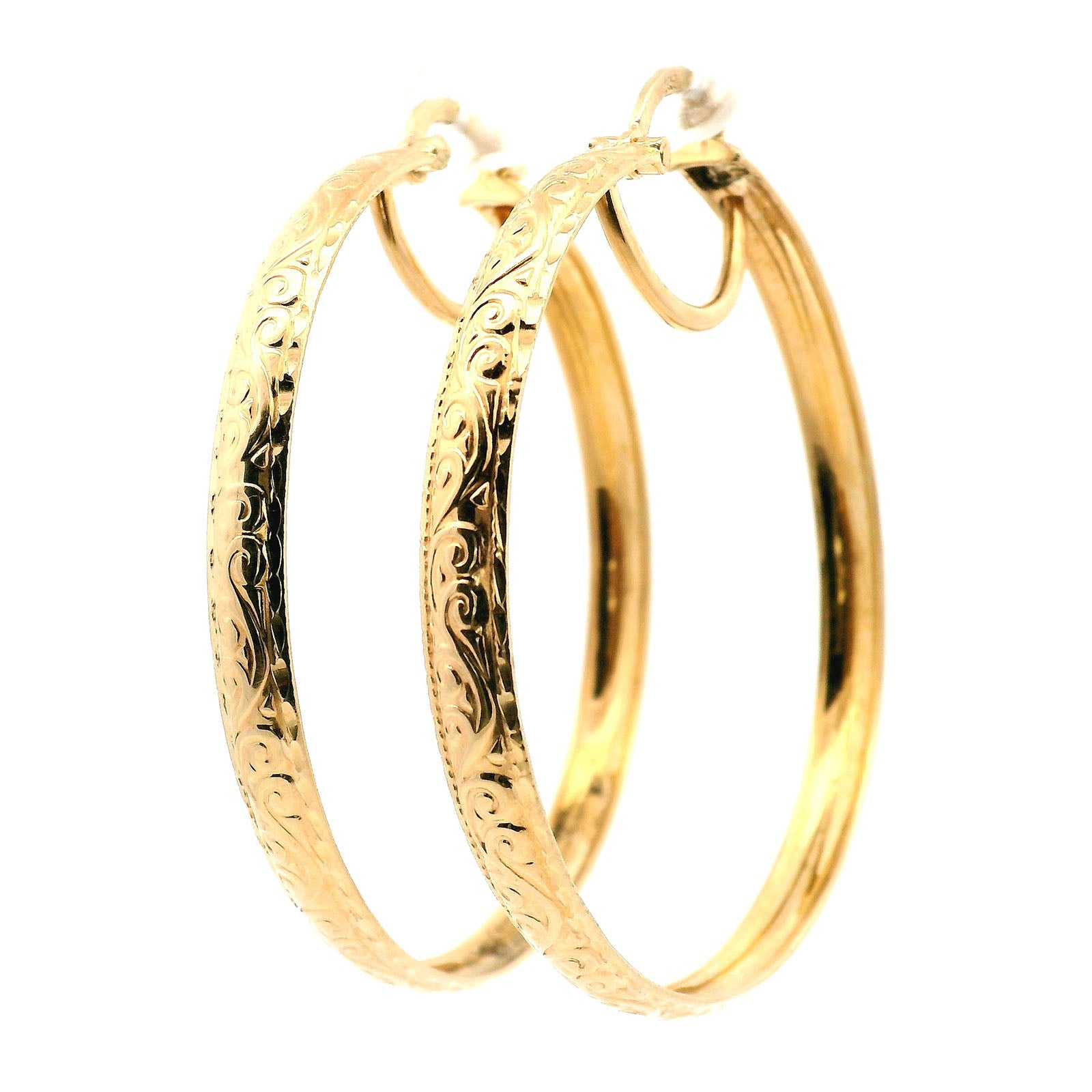 Moroccan Hoop Earrings Small - No.7342