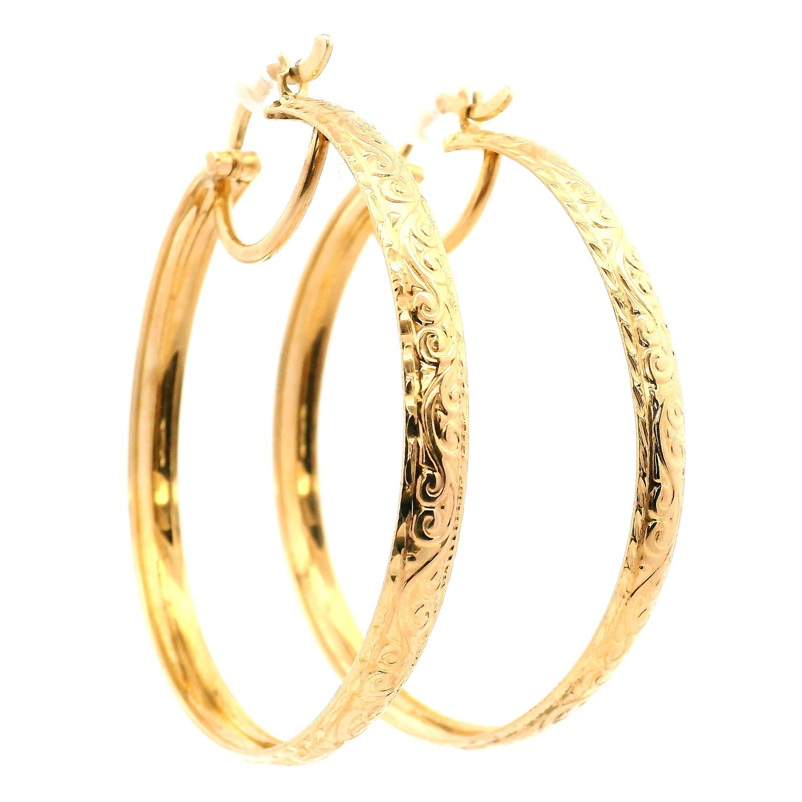 Moroccan Hoop Earrings Small - No.7342
